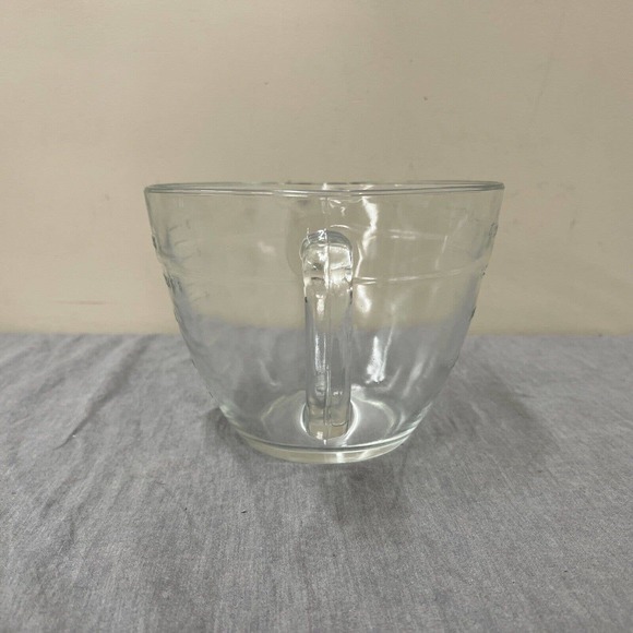 Anchor Hocking 2 Qt 8 Cup Glass Measuring Cup Batter Mixing Bowl USA FS Charity - Picture 5 of 9